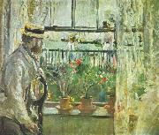 Berthe Morisot Eugene Manet on the Isle of Wight oil painting reproduction